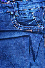 Image showing jeans background