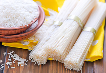 Image showing rice noodles