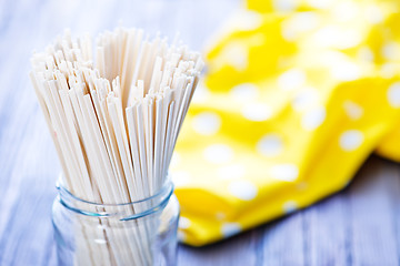 Image showing raw rice noodles