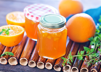 Image showing orange jam