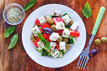 Image showing greek salad