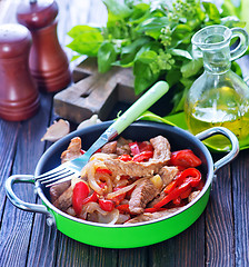 Image showing fried meat