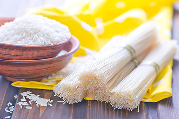 Image showing rice noodles