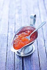 Image showing red salmon caviar 
