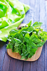 Image showing fresh basil