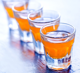 Image showing alcohol drink in glasses