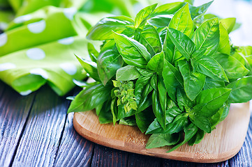 Image showing fresh basil