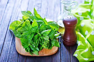 Image showing fresh basil