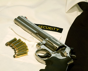 Image showing bullets and magnum revolver