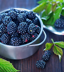 Image showing fresh blackberry