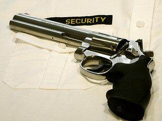 Image showing magnum revolver for security