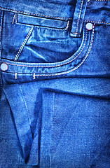 Image showing jeans background