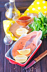 Image showing fresh salmon