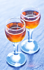 Image showing alcohol drink in glasses