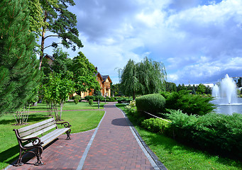 Image showing green park