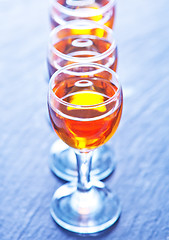 Image showing alcohol drink in glasses