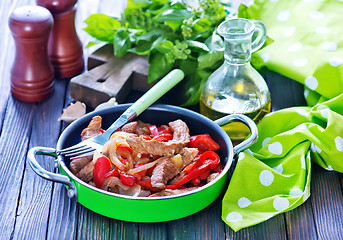 Image showing fried meat