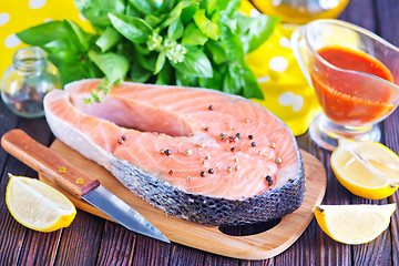 Image showing fresh salmon