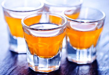 Image showing alcohol drink in glasses