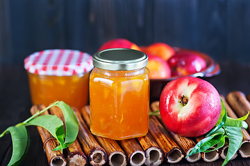 Image showing nectarine jam