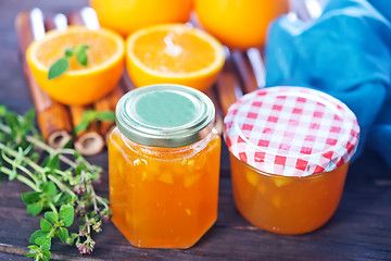 Image showing orange jam