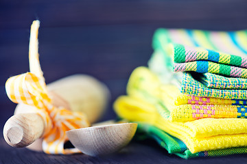 Image showing kitchen towels