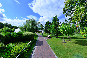 Image showing green park