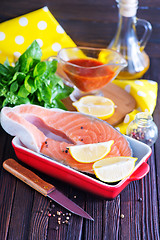 Image showing fresh salmon