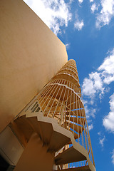 Image showing Stairs and heaven