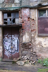 Image showing old jouse in riga