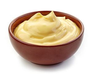 Image showing bowl of mayonnaise