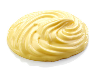 Image showing swirl of mayonnaise