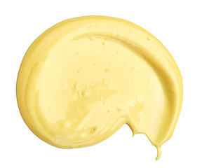 Image showing mayonnaise on white background