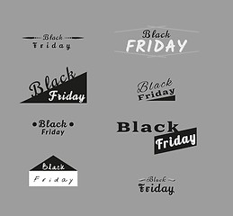 Image showing different trade icons for black friday