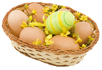 Image showing Colourful Easter Eggs