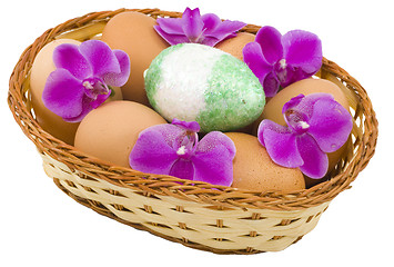 Image showing Colourful Easter Eggs