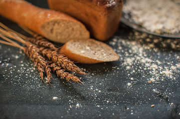 Image showing Bread composition 