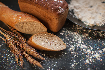 Image showing Bread composition 