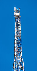 Image showing High-Tech Electronic Communications Tower