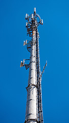 Image showing High-Tech Electronic Communications Tower