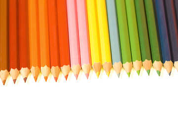 Image showing Crayon Rainbow