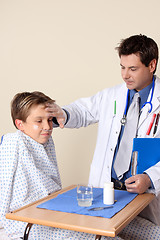 Image showing Doctor patient checkup