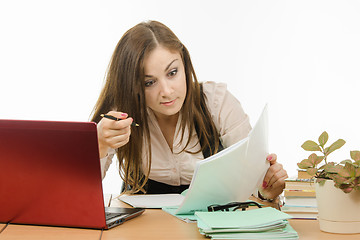 Image showing Teacher surprised written in a notebook student