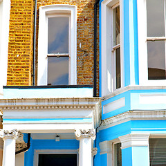 Image showing notting hill in london england old suburban and antique     wall