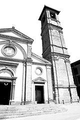 Image showing  exterior old architecture in italy europe milan religion       