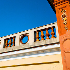 Image showing abstract old column in the  country  of europe italy and marble 