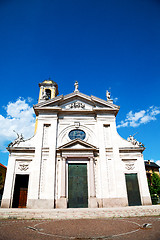 Image showing  culture old  in   milan religion       and sunlight