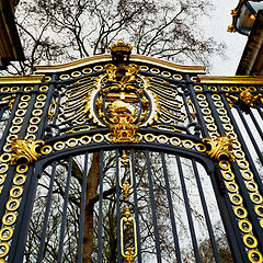 Image showing in london england the old metal gate  royal palace