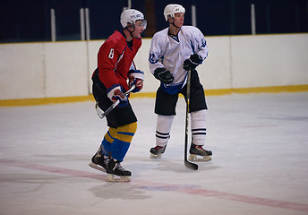 Image showing ice hockey sport players