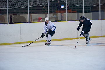 Image showing ice hockey sport players